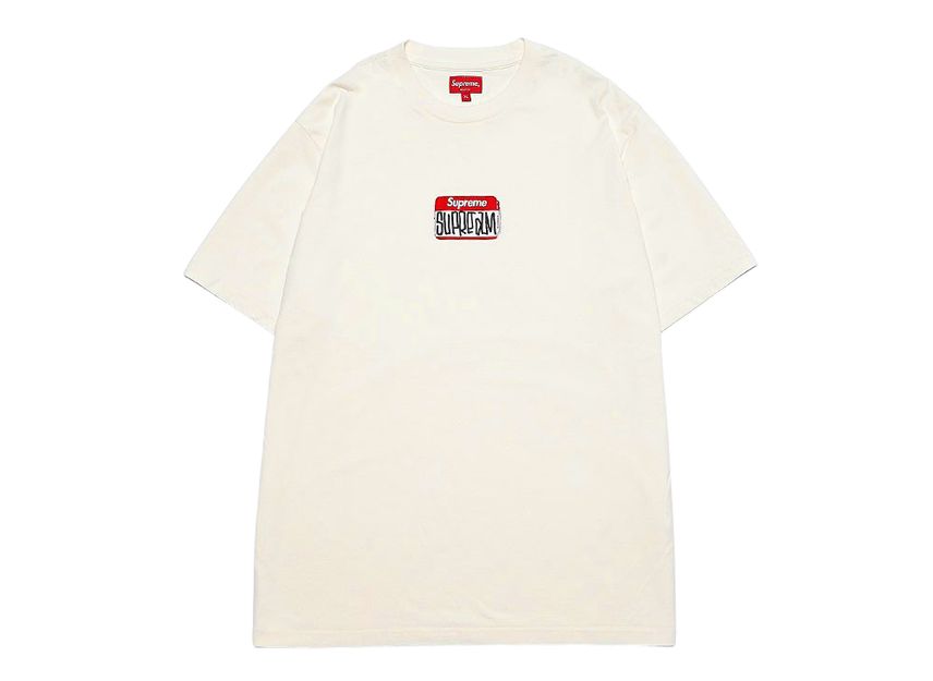 シュプリーム ゴンズ タグトップ ナチュラル Supreme Gonz Nametag S/S Top Natural SUP-FW21-092-Natural