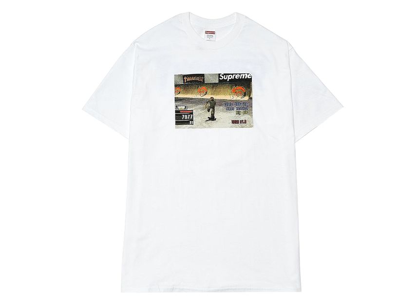 シュプリーム スラッシャー ゲーム T ホワイト Supreme/Thrasher? Game Tee White SUP-FW21-126-White