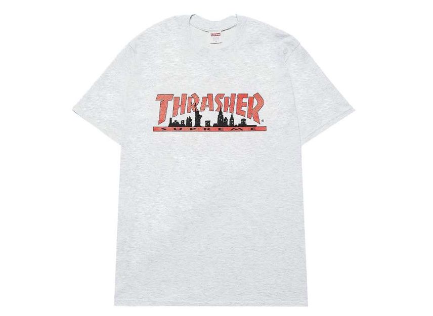 シュプリーム スラッシャー スカイライン T グレー Supreme/Thrasher? Skyline Tee Ash Grey SUP-FW21-127-Grey