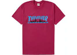 シュプリーム スラッシャー スカイライン T ピンク Supreme Thrasher? Skyline Tee Pink SUP-FW21-127-Pink