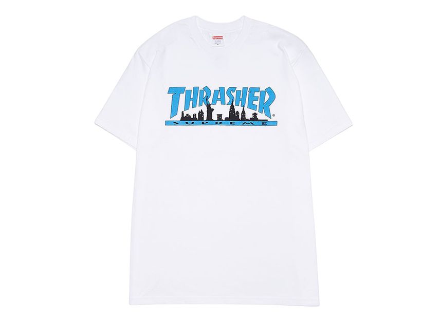 シュプリーム スラッシャー スカイライン T ホワイト Supreme/Thrasher? Skyline Tee White SUP-FW21-127-White