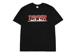 シュプリーム スラッシャー スカイライン T ブラック Supreme/Thrasher? Skyline Tee Black SUP-FW21-127