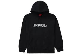 シュプリーム USAフーディー スウェット Supreme USA Hooded Sweat Black SUP-FW21-214-Black