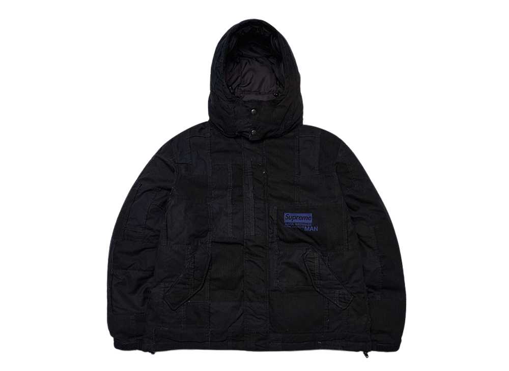 シュプリームジュンヤワタナベコムデギャルソン Supreme JUNYA WATANABE COMME des GARCONS MAN PatchworkPuffyJacketBlack SUP-FW21-244