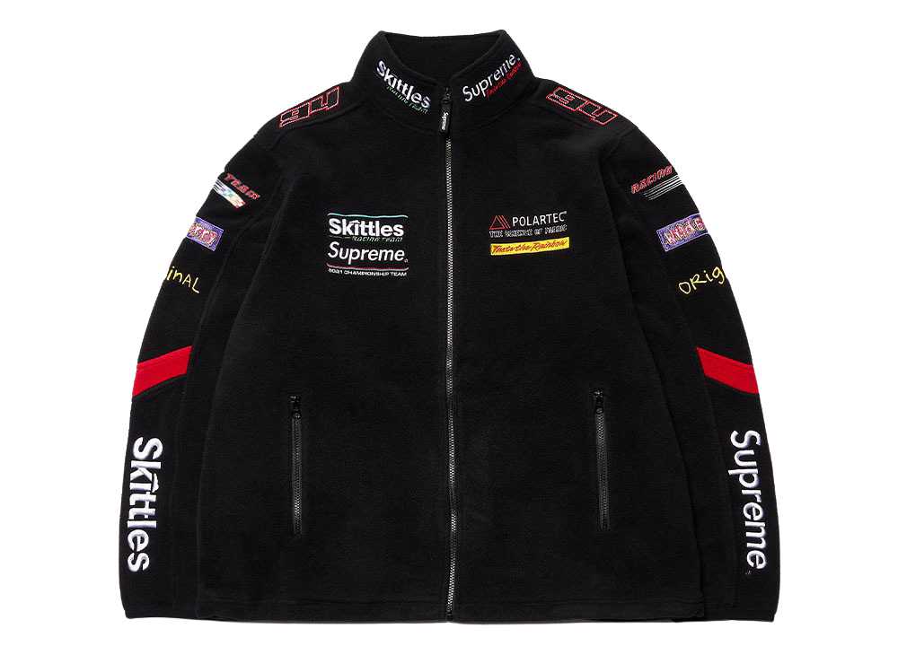シュプリーム スキットルズ ポーラテックジャケット ブラック Supreme/Skittles/Polartec Jacket Black SUP-FW21-314-Black