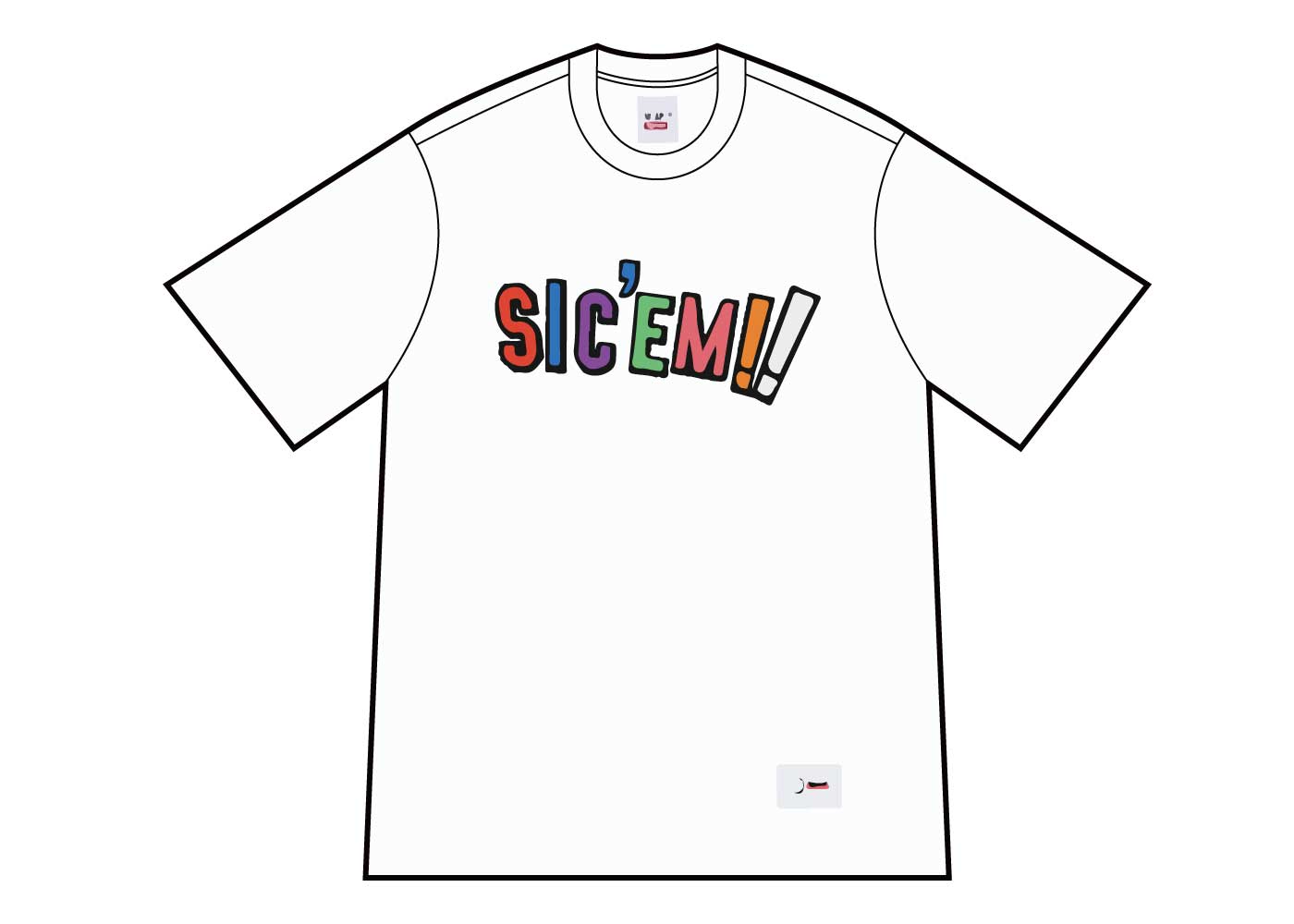 シュプリーム ダブルタップスTシャツ ホワイト Supreme/WTAPS Sic&#39;em!Tee White SUP-FW21-339-White