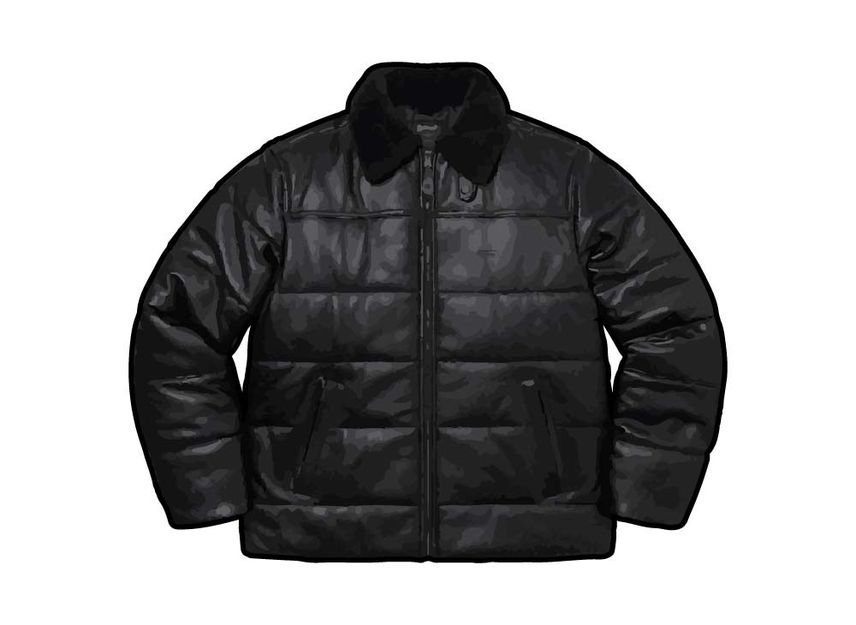シュプリーム レザー ジャケット ブラック Supreme/Schott Shearling Leather Jacket Black SUP-FW21-361-Black