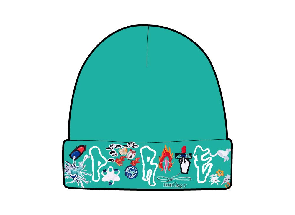 シュプリーム AOI アイコン ビニー ダークアクア Supreme AOI Icons Beanie Dark Aqua SUP-FW21-373-Aqua