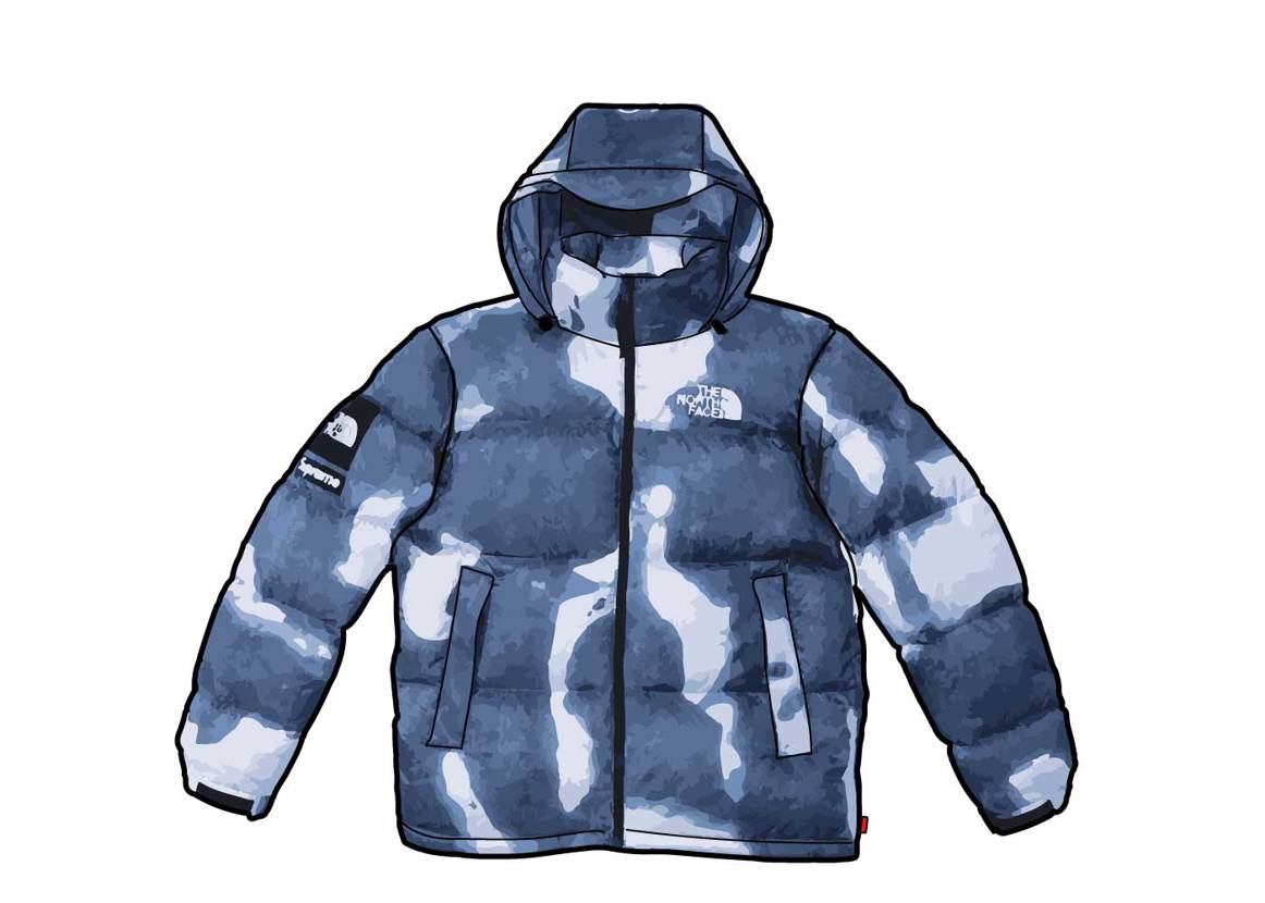 シュプリーム ザ ノースフェイス ジャケット ブルー Supreme/The North Face Denim Print Jacket Blue SUP-FW21-379-Blue