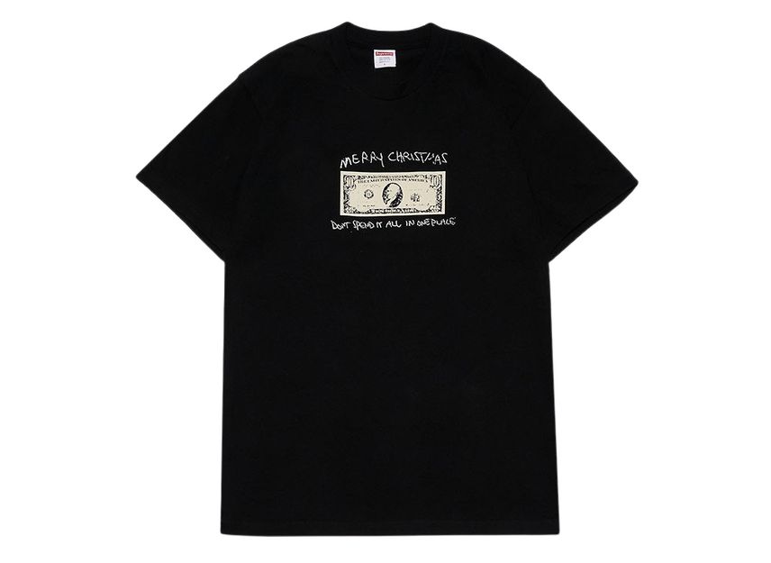 シュプリーム スペンド イット T ブラック Supreme Spend It Tee Black SUP-FW21-409-Black