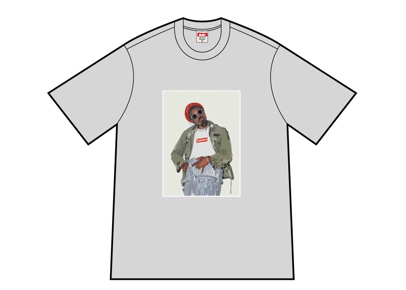 シュプリーム アンドレ 3000 T ホワイト Supreme Andre 3000 Tee White SUP-FW22-025-White