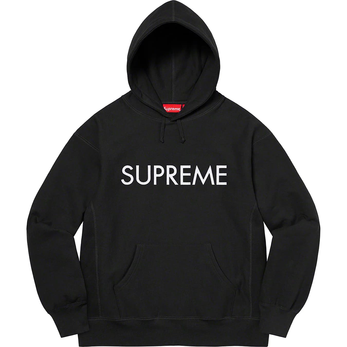 シュプリーム カピタル フーディー スウェット Supreme Capital Hooded Sweat Black SUP-FW22-074-Black