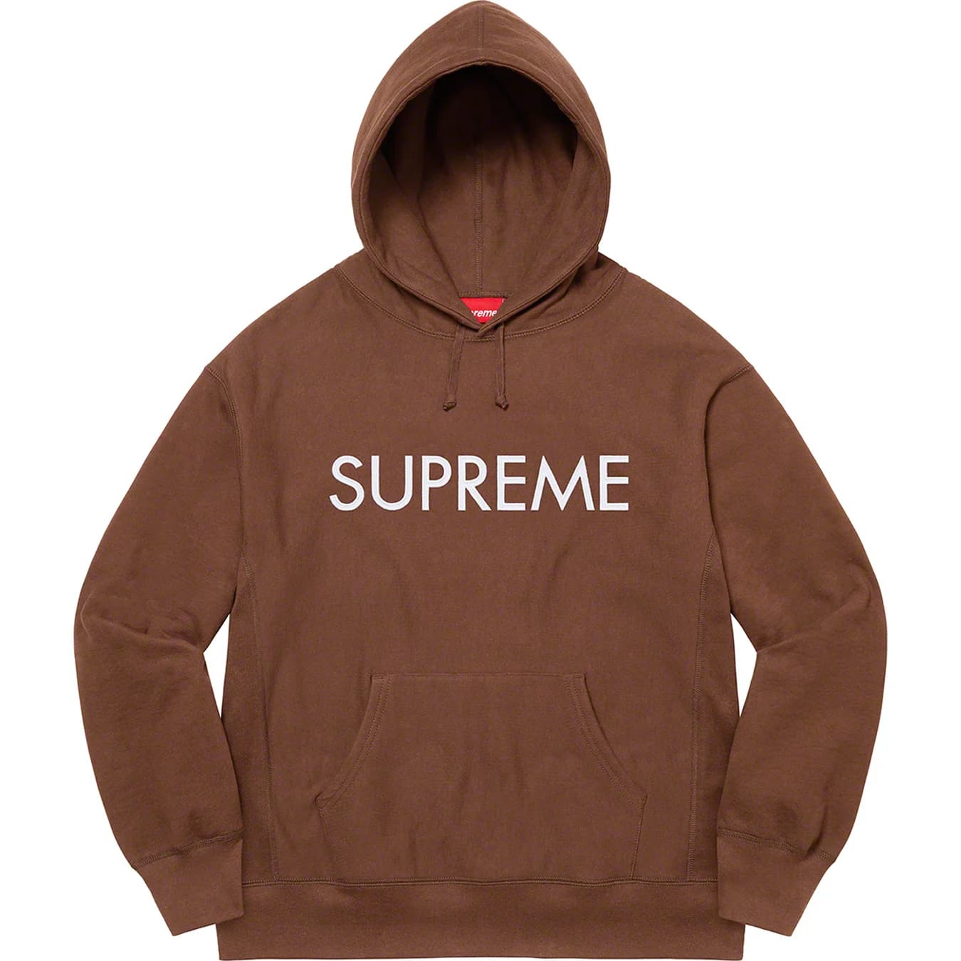 シュプリーム カピタル フーディー スウェット Supreme Capital Hooded Sweat Brown SUP-FW22-074-Brown