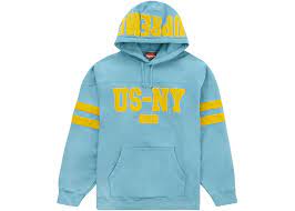 シュプリーム US-NY スウェット アクア Supreme US-NY Hooded Sweat Light Aqua SUP-FW22-121-Aqua