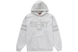 シュプリーム US-NY スウェット グレー Supreme US-NY Hooded Sweat Ash Grey SUP-FW22-121-Grey
