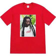 シュプリーム ブジュ バントン T レッド Supreme Buju Banton Tee Red SUP-SS19-120-Red