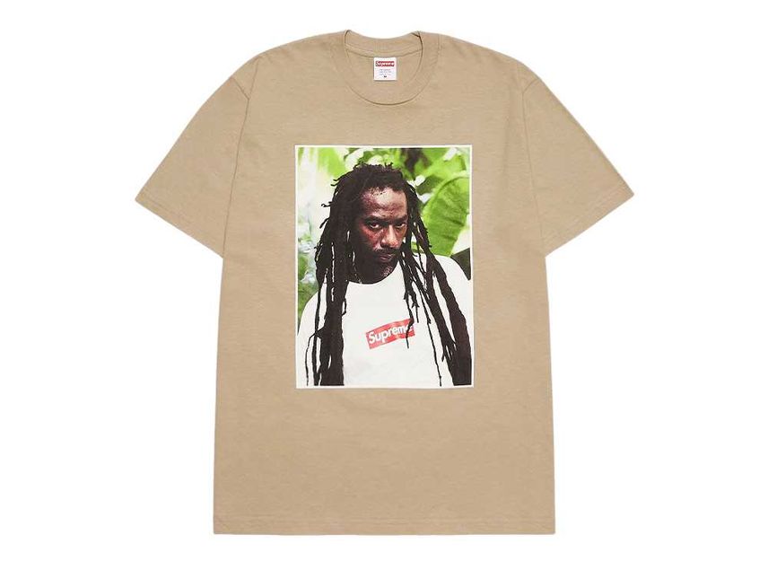 シュプリーム ブジュ バントン T タン Supreme Buju Banton Tee Tan SUP-SS19-120-Tan