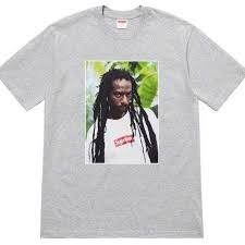 シュプリーム ブジュ バントン T グレー Supreme Buju Banton Tee Grey SUP-SS19-120