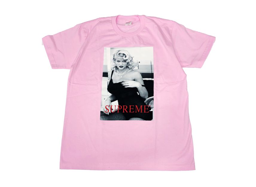 シュプリーム アンナ ニコル スミス T ピンク Supreme Anna Nicole Smith Tee Light Pink SUP-SS21-208-Pink