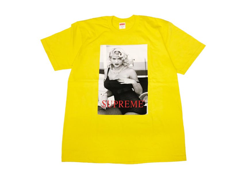 シュプリーム アンナ ニコル スミス T レモン Supreme Anna Nicole Smith Tee Lemon SUP-SS21-208