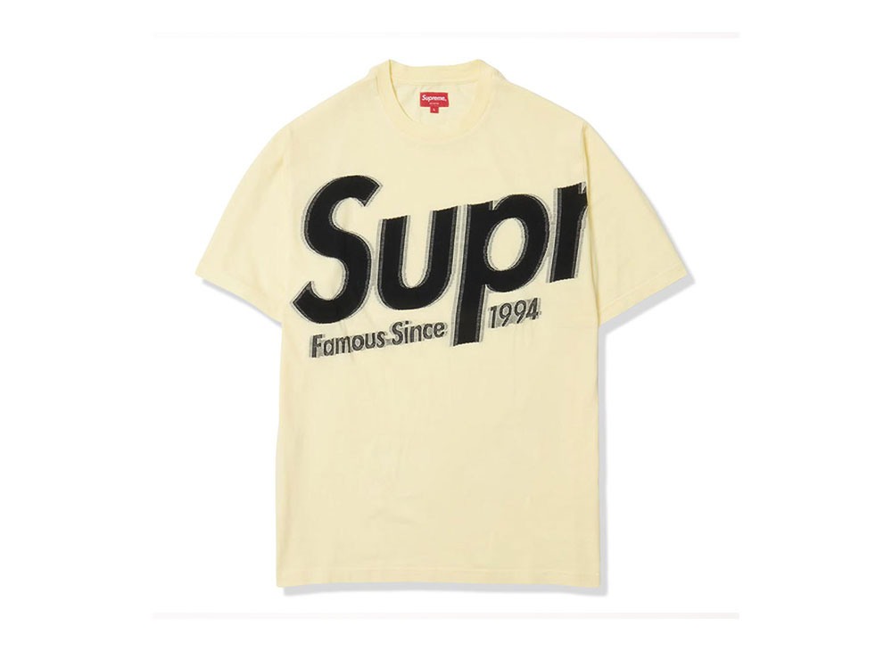 シュプリーム エスエス トップ ブルー Supreme Intarsia Spellout S/S Top Blue SUP-SS21-283-Blue