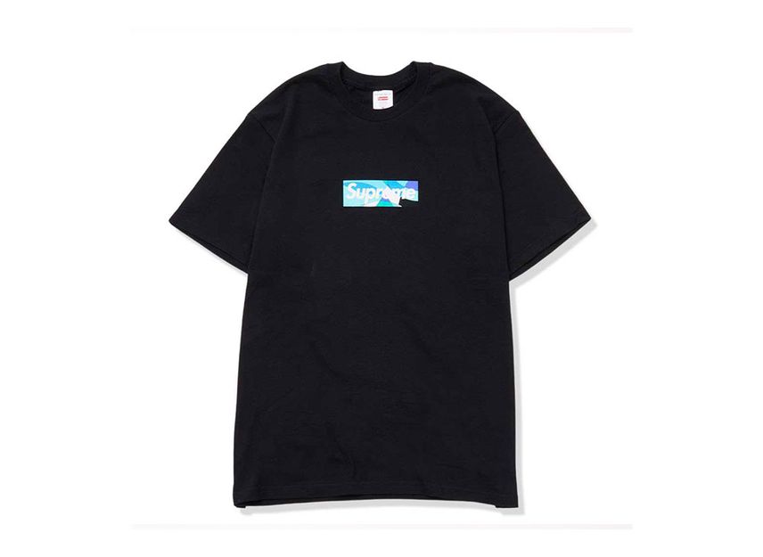 シュプリーム エミリオプッチ ロゴ T ブラック Supreme/Emilio Pucci?Logo Tee Black/Blue SUP-SS21-362-BlackBlue