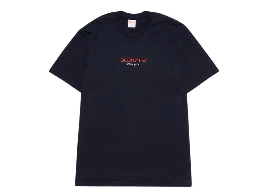 シュプリーム クラシック ロゴ T ネイビー Supreme Classic Logo Tee Navy SUP-SS22-028-Navy