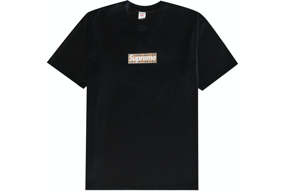 シュプリーム バーバリー ロゴ T ブラック Supreme/Burberry Box Logo Tee Black SUP-SS22-103-Black