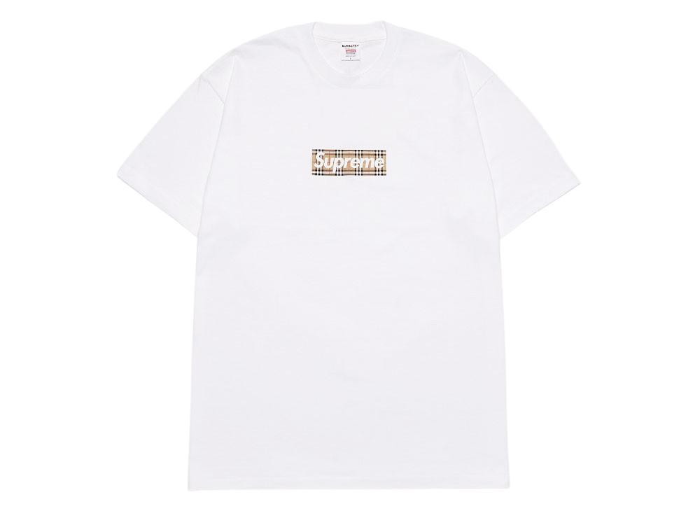 シュプリーム バーバリー ロゴ T ホワイト Supreme/Burberry Box Logo Tee White SUP-SS22-103-White