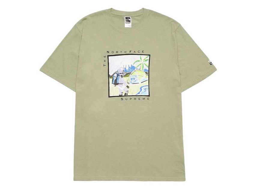 シュプリーム ザノースフェイス トップ セージ Supreme/The North Face Sketch S/S Top Sage SUP-SS22-138-Sage