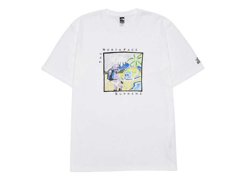 シュプリーム ザノースフェイス トップ ホワイト Supreme/The North Face Sketch S/S Top White SUP-SS22-138-White