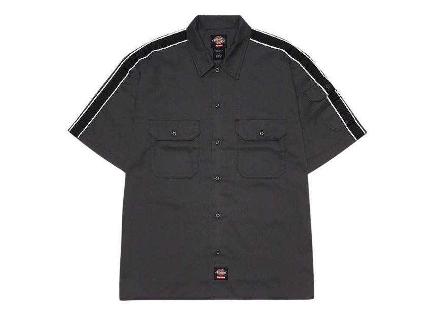 シュプリーム ディッキーズ ワークシャツ チャコール Supreme Dickies Stripe WorkShirt Charcoal SUP-SS22-173-Charcoal