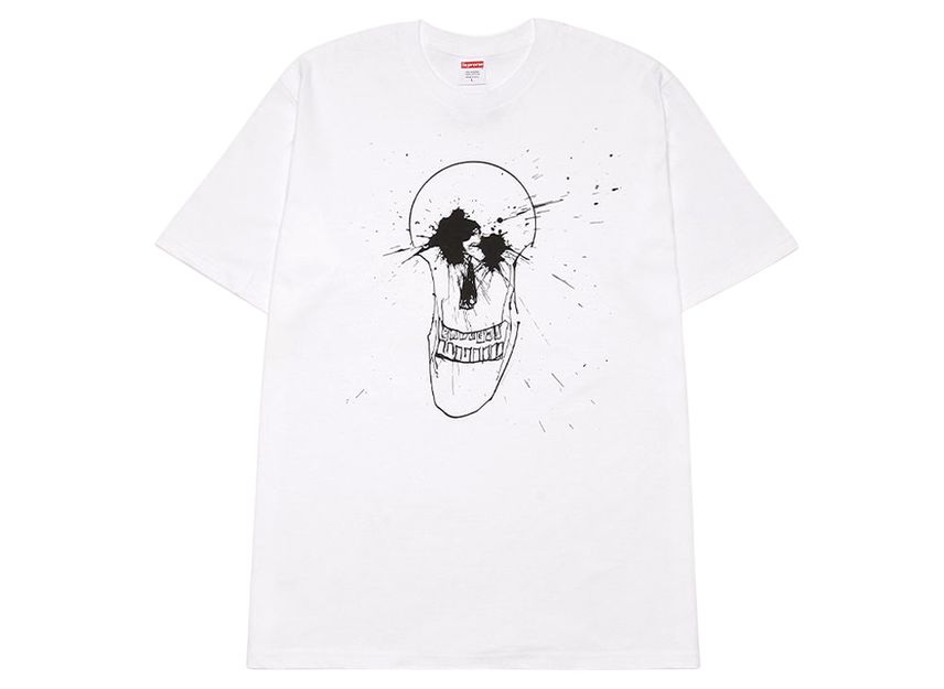 シュプリーム ラルフステッドマン スカルT ホワイト Supreme Ralph Steadman Skull Tee White SUP-SS22-197-White