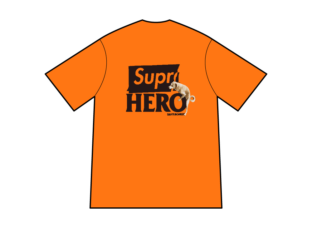 シュプリーム アンチヒーロー ドッグT オレンジ Supreme/ANTIHERO Dog Tee Orange SUP-SS22-354-Orange