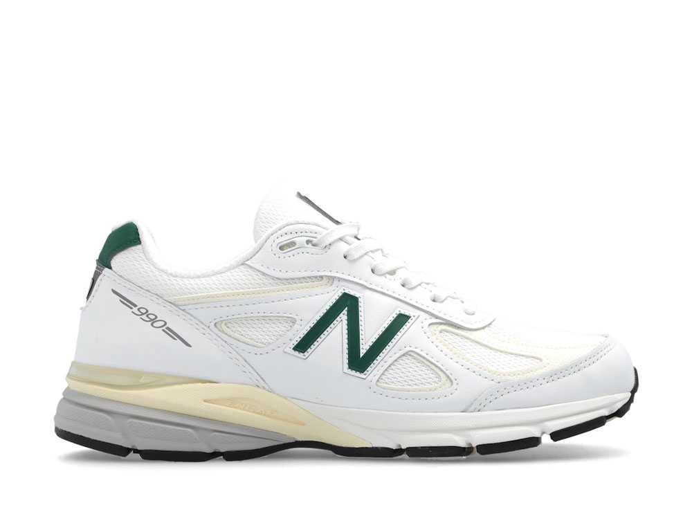 ニューバランス 990V4 ホワイト グリーン New Balance 990V4 White Green U990TC4