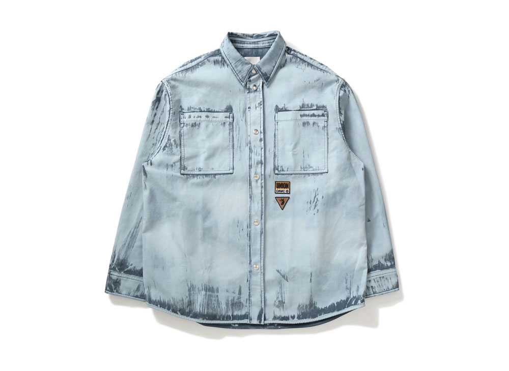 ユニオン オーエーエムシー シャツ ネイビー UNION OAMC SHIRT Navy UN-0052